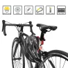Mini antivol vélo - antivol - corde extensible - combinaison 3 chiffres - 1200mm