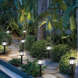Solar lamps - IP68 - waterproof - garden / walkway / patio