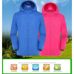 UV protection quick dry waterproof jacket unisexJackets