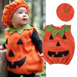 Pumpkin cosplay set - newborns / babies - Halloween