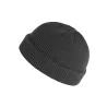 Gebreide warme muts - kort - geribbeld - unisexPetten & Hoeden