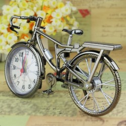 Vintage bike with clockClocks