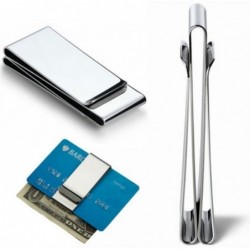 Clip holder wallet - stainless steel