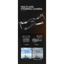 HR iCAMERA4 H4 - GPS 5G - WIFI - FPV - 4K HD Dual Camera - Foldable - RC Drone Quadcopter - RTFR/C drone