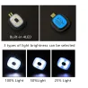 Warme gebreide muts - met LED licht - unisexPetten & Hoeden