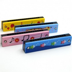 Wooden harmonica - children / kids - 16 holes