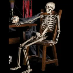 Menselijk skelet op ware grootte - verplaatsbaar - Halloween decoratie - 40cmHalloween & feest
