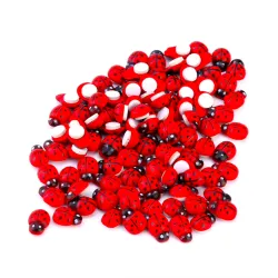 Autocollants Coccinelles en bois 100 pièces
