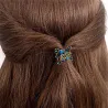 Crab shaped hairclip - with crystal decorations - girls / women