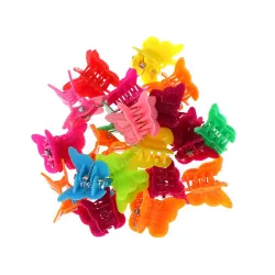 Mini butterfly hairclips - children / kids - mixed colors