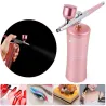 Mini compresseur d'air - pistolet - aérographe - kit pour nail art / maquillage / décoration de gâteaux