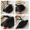 Fashionable small leather bag - with adjustable strap - waist / shoulderBags