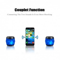 M&J wireless speaker - Bluetooth - portable - LED