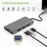 USB type-C - HUB type-C naar HDMI 4K VGA-adapter - RJ45 Lan Ethernet - SD - TF - 3,5 mm jackHDMI-schakelaars