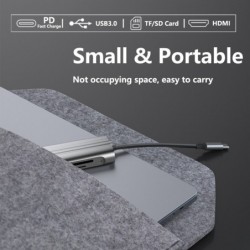 USB C / HUB Type-C naar multi USB 3.0 HUB HDMI-adapter - dock - splitterHDMI-schakelaars