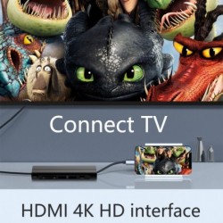 USB C / HUB Type-C naar multi USB 3.0 HUB HDMI-adapter - dock - splitterHDMI-schakelaars