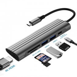 USB 3.0 HDMI adapter - C Splitter Port Type C