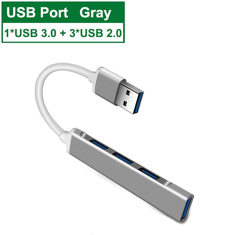 USB-C - HUB 3.0 3.1 Type-C - 4-poorts multisplitter - adapter OTGSplitters