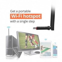 Tenda U6 - wireless network adapter - 300mbps - station / softAP mode