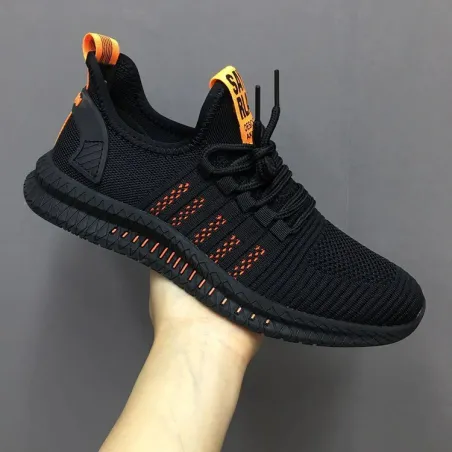 Modieuze mesh sportsneakers - lichtgewicht - vetersSchoenen