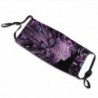 Purple peacock - adult face mask - non-disposable - washable - dust proof / anti-virus