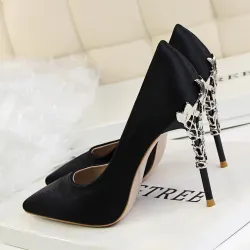 Sexy pumps - met metalen gesneden dunne hoge hakkenHoge hakken