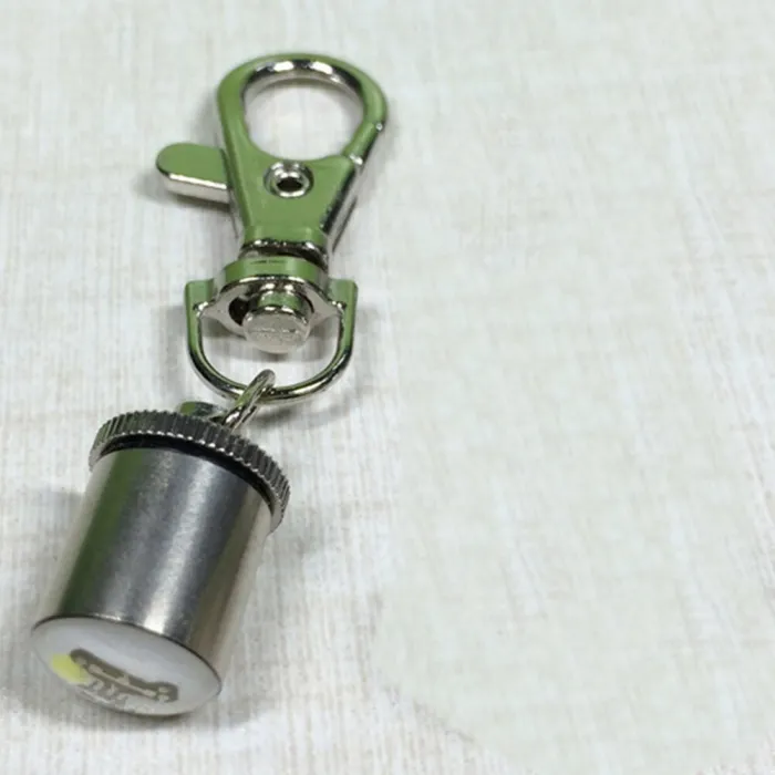 Aluminum pendant - for dogs / cats collar - waterproof - with LED