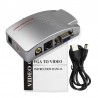PC-signaalomzetterbox - adapter - VGA naar TV AV RCA - NTSC PALHDMI-schakelaars