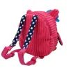 Pluche schoolrugzak - roze uilTassen