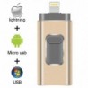 3 in 1 USB flash drive - Apple / micro USB / USB - OTG - 16GB 512GB