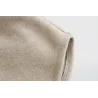 Vintage wollen beige jasje - met zakken / riem / knopenJassen