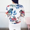 Women Floral Jackets Spring Summer Long Sleeve Zipper Print Bomber Jacket Casual Pocket Slim Female Fashion Outwears Plus Size