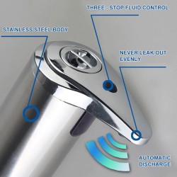 Automatische zeepdispenser - roestvrij staal - infraroodsensorBadkamer & Toilet