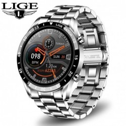 LIGE - Smart Watch - Bluetooth - heart rate monitoring - music control - waterproofWatches