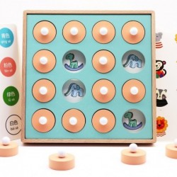 Candywood Kids Wooden Memory Match Chess Game Children Early Educational 3D Puzzles Family Party Casual Game Puzzles