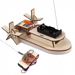 Draadloos RC-model - houten wetenschappelijk experiment - educatief speelgoed - bouwpakketBoten