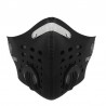 PM25 - masque protecteur buccal / facial - double valve d'air - anti bactérien / anti pollution