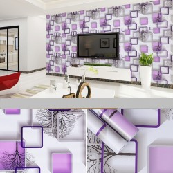 Self-adhesive wallpaper - for bathroom / living room / furniture / windows - waterproof