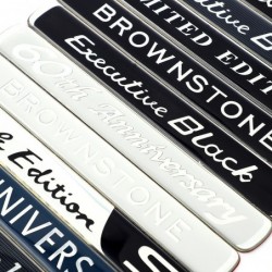 Car stickers - emblem - Brownstone / Executive White / Black / Limited Edition