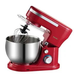 1200W 5L Stainless Steel Bowl 6-speed Kitchen Food Stand Mixer Cream Egg Whisk Whip Dough Kneading Mixer Blender