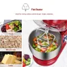 BioloMix - kitchen stand mixer - stainless steel bowl - 6-speed / whisk / dough kneading - 1200W / 5LBakeware