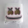 Luminous helmet mask - full face prop - halloween party - entertainment - breathable - led lighting