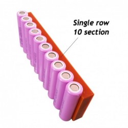 Single row battery fixture - strong magnet - fixture for 18650 batteries