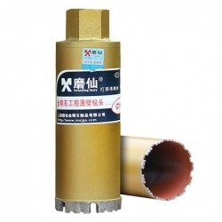 Diamond core drill bit - M22 interface - saw cutter reinforced concrete / marble / dry / wet water drilling - M22 - 25 - 180mm