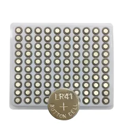 LR41 AG3 / 192 / SR41 / 392 cel batterij - 100 stuksBatterijen