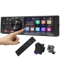 Bluetooth autoradio - 4.1" - 1 DIN - TF - USB - ISO - MP5-speler - touchscreen - snelladerDin 1
