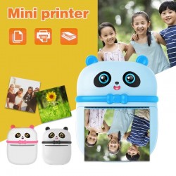 Portable mini thermal printer - fast printing - Bluetooth / IOS / Android / Windows - panda shape