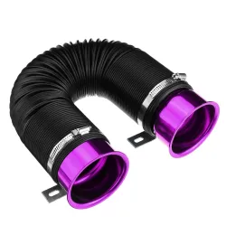 Car air filter - intake pipe - cold feed - flexible inlet duct induction - 76mmAir filters