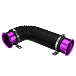 Car air filter - intake pipe - cold feed - flexible inlet duct induction - 76mmAir filters