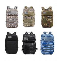 Tactical / military backpack - camouflage - waterproof - large capacity - 50L